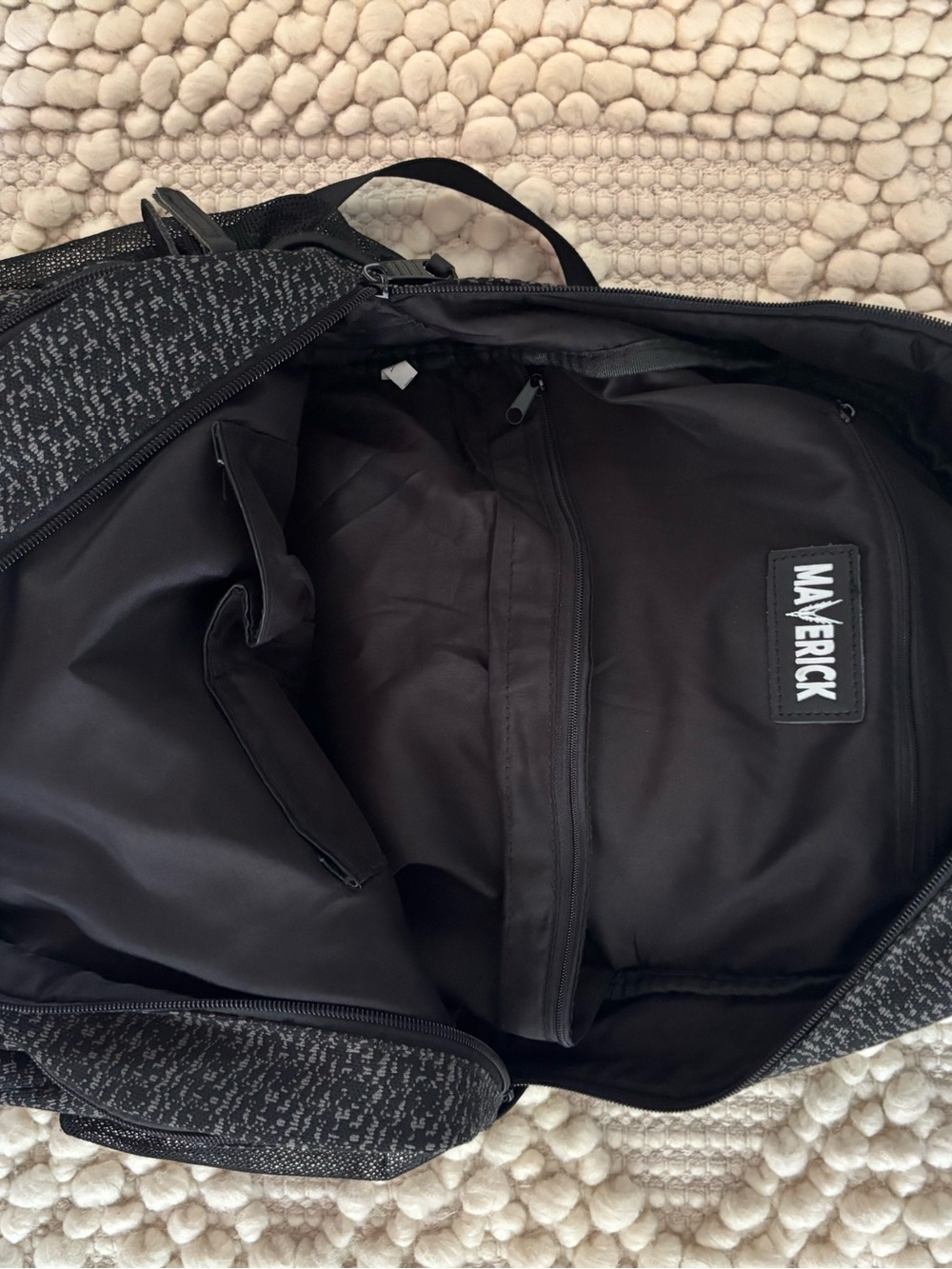 Logan Paul Maverick grey & black Backpack luggage parrot logo - Picture 10 of 14